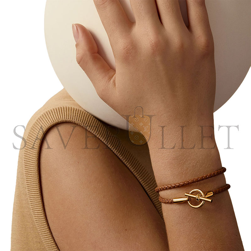 H**mes glenan double tour bracelet h071689f37t1